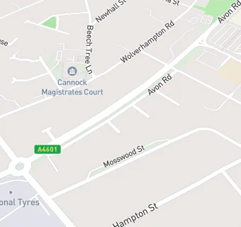 map for Asda (Customer Resturant)