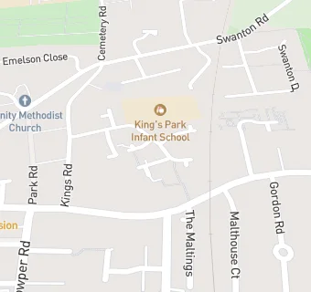 map for Edwards and Blake at Kings Park Infants School