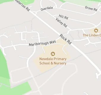 map for Newdale Nursery