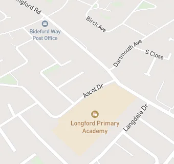 map for Longford Primary Academy