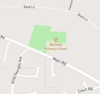 map for Rollesby Primary School