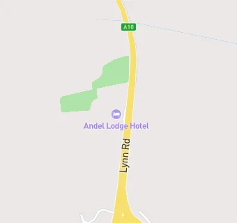 map for Andel Lodge Hotel