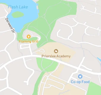 map for Priorslee Primary School