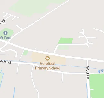 map for Aspens Services Ltd @ Gorefield Primary School
