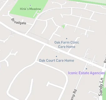 map for Oak Court