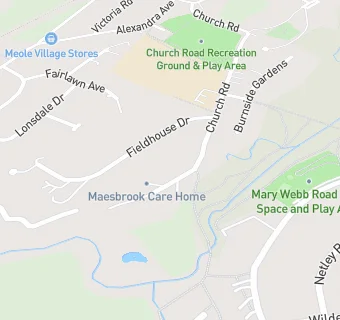 map for Maesbrook Nursing Home