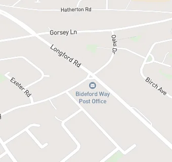 map for Post Office