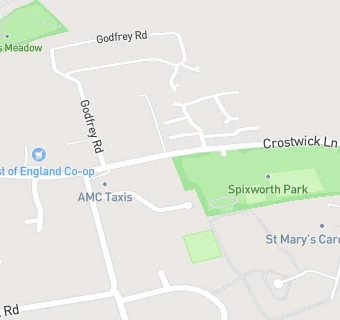 map for Spixworth Dining Club