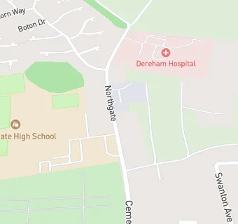 map for Elior UK at Northgate High School