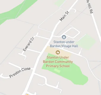 map for Stanton Under Bardon Community Primary School