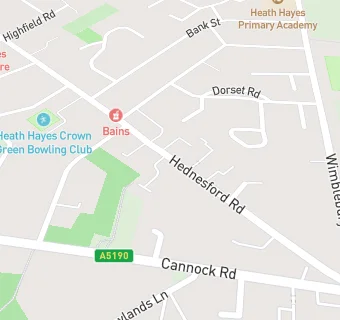 map for Bourne Methodist Church