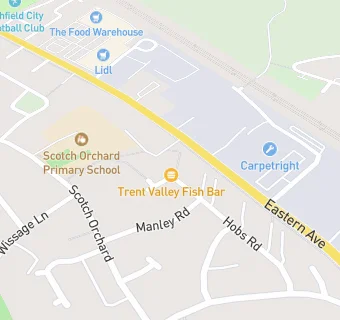 map for The Valley Fish Bar