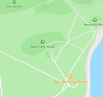 map for Bradgate Park Deer Barn Tea Rooms & Visitor Centre Shop