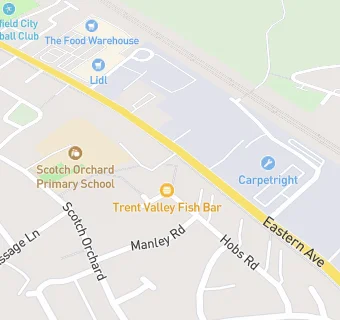 map for Trent Valley Post Office