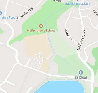 map for Nether Stowe School