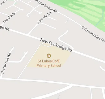 map for St Lukes CofE Primary School