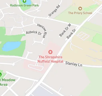 map for The Shropshire Nuffield Hospital