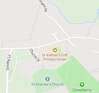 map for St Andrew's Church of England Primary School