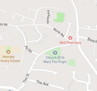 map for Hemsby Community Fridge