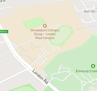 map for Shrewsbury College Main Campus Refectory