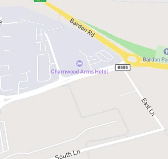 map for Charnwood Arms