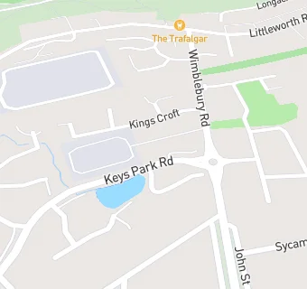 map for Hednesford Town Football & Social Club