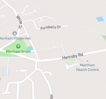 map for Martham Health Centre