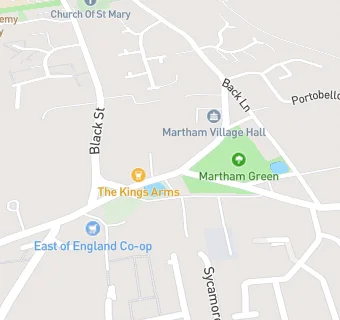 map for The Kings Arms Public House