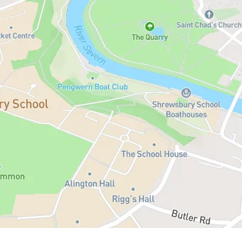 map for Shrewsbury School Shop