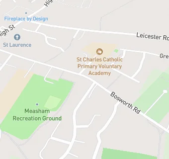 map for Leicestershire Traded Services At St. Charles RC School