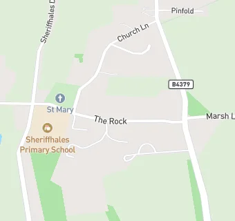 map for Sheriffhales Primary School Breakfast & After School Club