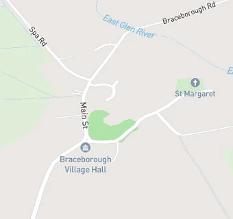 map for Braceborough & Wilsthorpe Village Hall