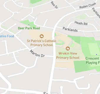 map for St Patrick's Catholic Primary School