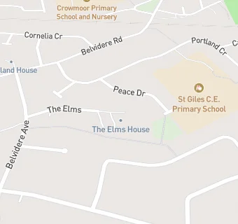 map for The Elms House