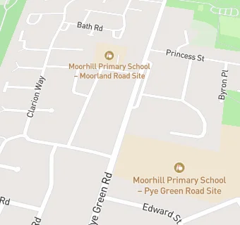 map for Broomhill Junior School