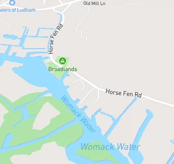 map for The Little Shop on Womack Staithe