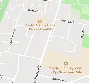 map for Moorhill Junior School