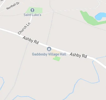 map for Gaddesby Primary School