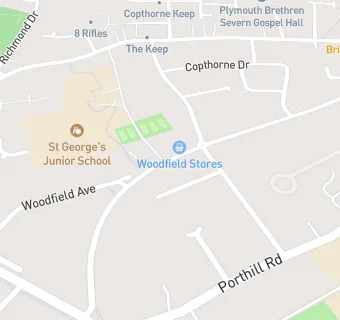 map for Woodfield Stores