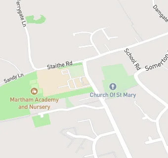 map for Martham Foundation Primary School and Nursery