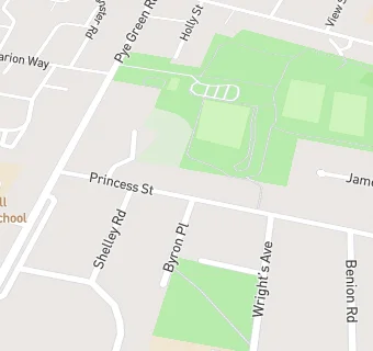 map for Chadsmoor Medical Practice