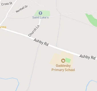 map for Cater Link - Gaddesby Primary School