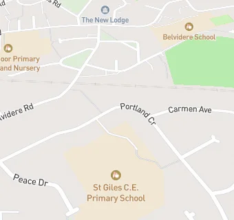 map for St. Giles C E Primary School - Breakfast Club