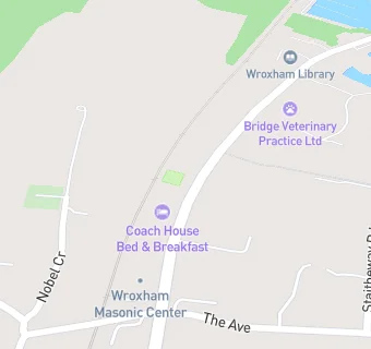 map for Wroxham Social Club