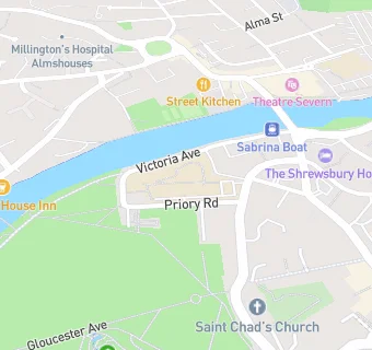 map for Shrewsbury Colleges Group