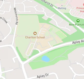 map for Charlton School