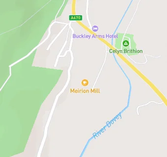 map for Meirion Mill Woollen Centre Ltd