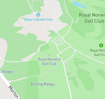 map for Royal Norwich Golf Club Ltd