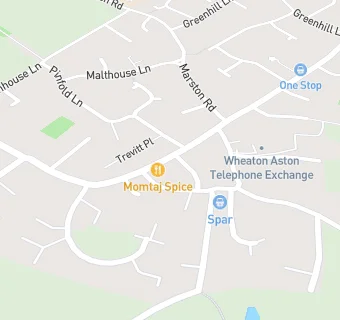 map for Wheaton Aston Surgery