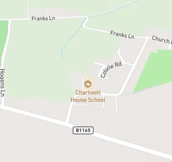 map for Chartwell House School